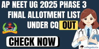 AP NEET UG 2025 Phase 3 Final Allotment List Under CQ Out; Check Now @drntr.uhsap.in